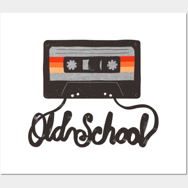 Old School Cassette Wall Art by CoreDJ Sherman